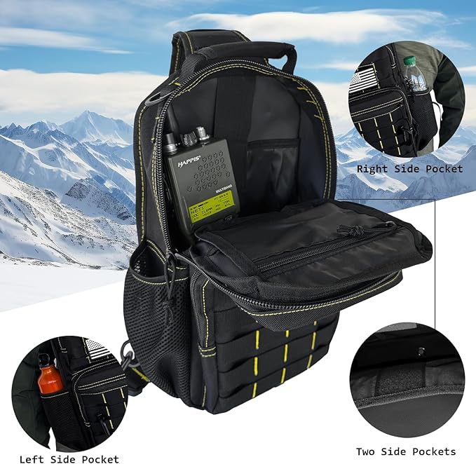Rover Sling Pack Tactical Shoulder Sling Bag Backpack - Image 2