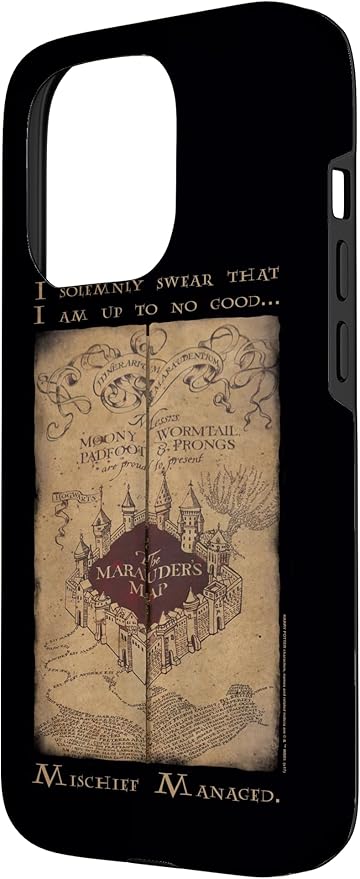iPhone 15 Pro Harry Potter Marauder's Map Words Case - Image 2