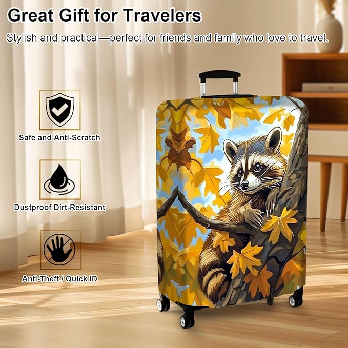 Luggage Cover Protector for 19-20 Inch Suitcases, TSA Approved Elastic Travel - Image 7