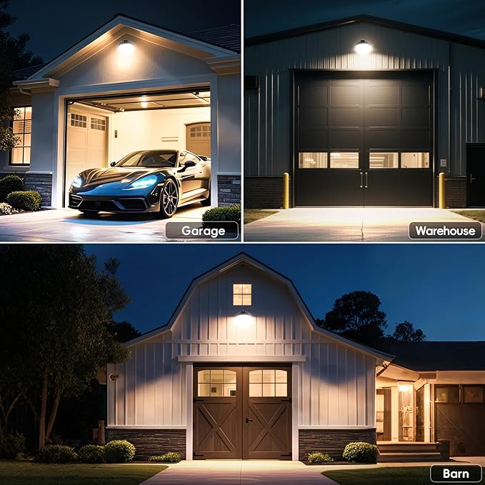 150W 2 Pack 20000LM Dusk to Dawn Outdoor Lighting, LED Barn Lights Outdoor - Image 6