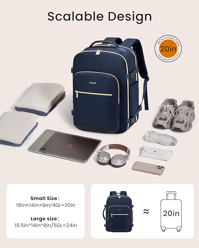 LOVEVOOK 50L Large Travel Backpack - Image 3