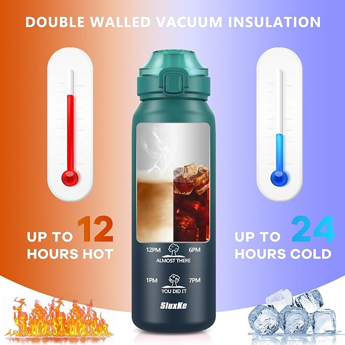 SLUXKE Insulated water bottle - Image 4