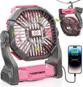 DOWILLDO 20000mAh Portable Battery Powered Camping Fan - by DOWILLDO