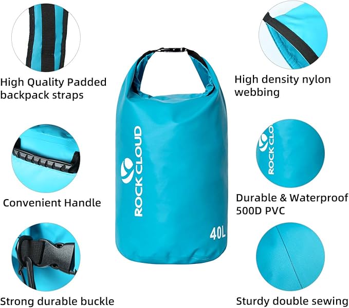 ROCK CLOUD Dry Bag Waterproof 20L Dry Sack - Image 5