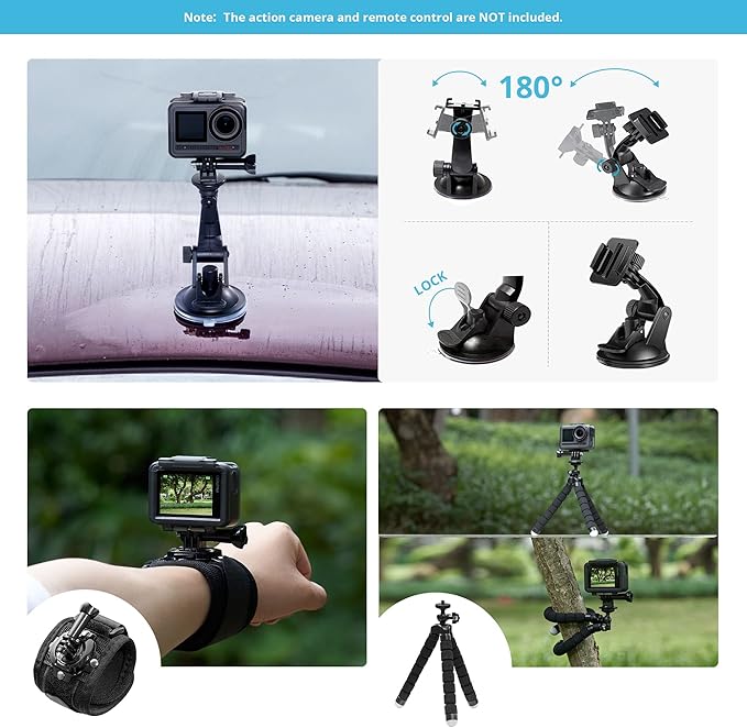 AKASO 60 in 1 Action Camera Accessories Kit Compatible - Image 7