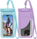 Waterproof Phone Pouch, with Interior Card Pocket, Large Waterproof Phone Case by Vsagier