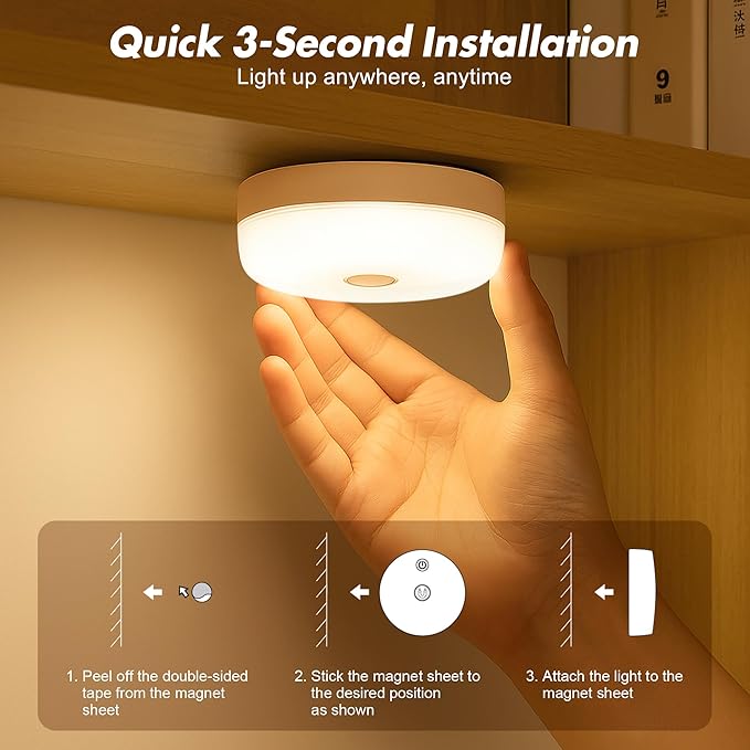 4-Pack Rechargeable Shower Light No Wiring, 15 RGBW Color Changeable Waterproof - Image 8