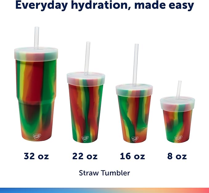 Silicone Straw Tumbler - 32 oz Unbreakable - Image 4