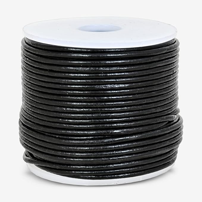 GENIQUE Real/Genuine Round Leather String Cord - Image 2