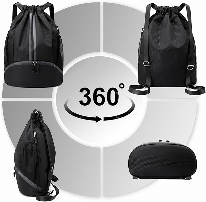 Hoedia Sports Drawstring Backpack - Image 7