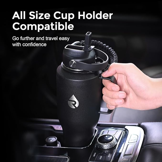 RAYMYLO Insulated Water Bottle 40oz, Stainless Steel Water Bottle - Image 6