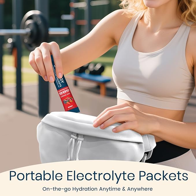 Electrolytes Powder Packets Sugar Free Hydration Packets, 7 Flavors Liquid - Image 6