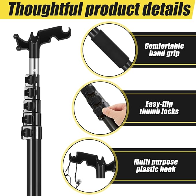 7-36 ft Telescopic Extension Pole - Image 3