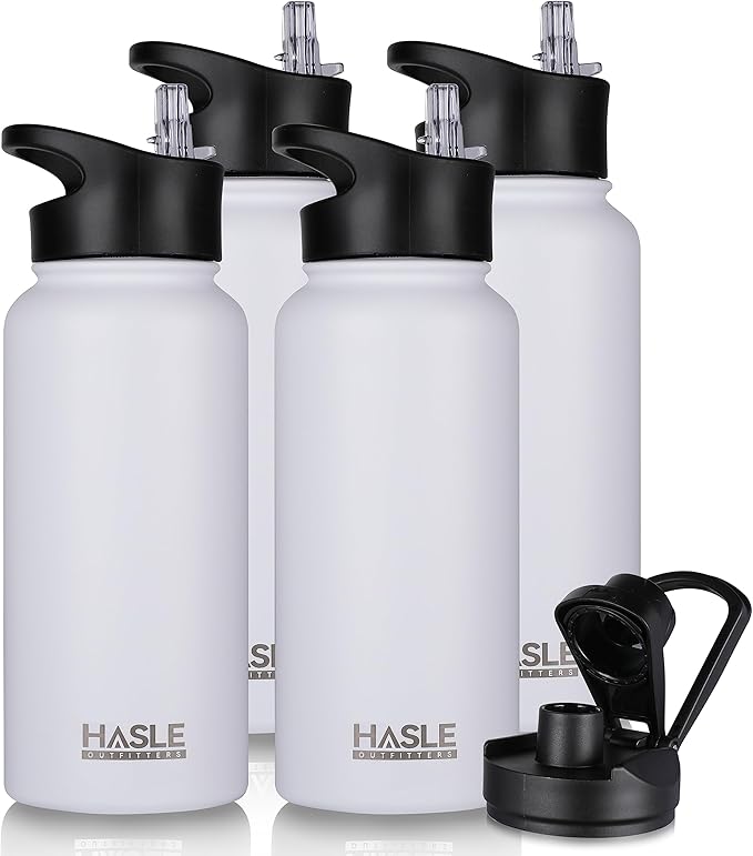 HASLE OUTFITTERS 32 oz Insulated Water Bottle Stainless Steel Double Walled by HASLEOUTFITTERS