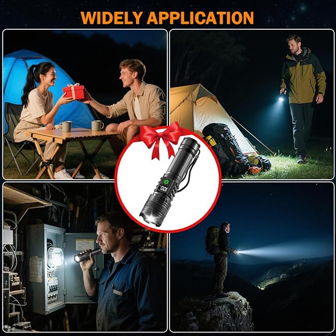 6Pack Rechargeable Flashlights High Lumens, LED Flashlight Rechargeable - Image 7