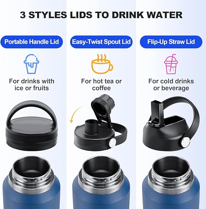 40 oz Insulated Water Bottle - Image 5