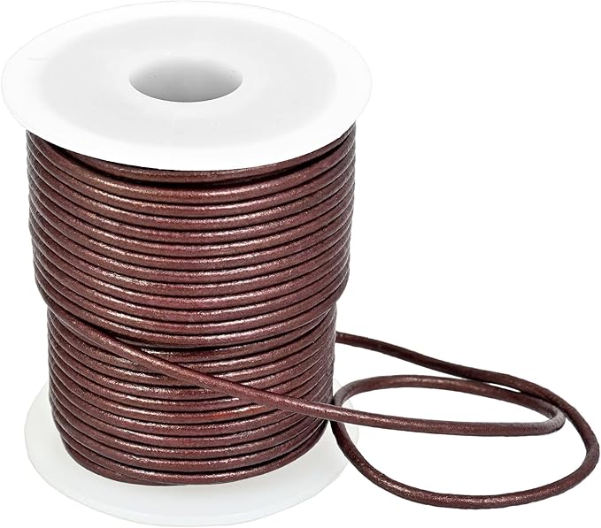 GENIQUE Real/Genuine Round Leather String Cord - Image 4