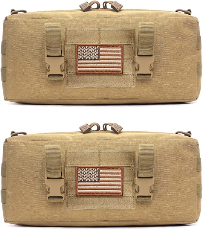 WYNEX Large Molle Pouch, Tactical Molle Bag Vertical Admin Pouch, Modular by WynexTactical
