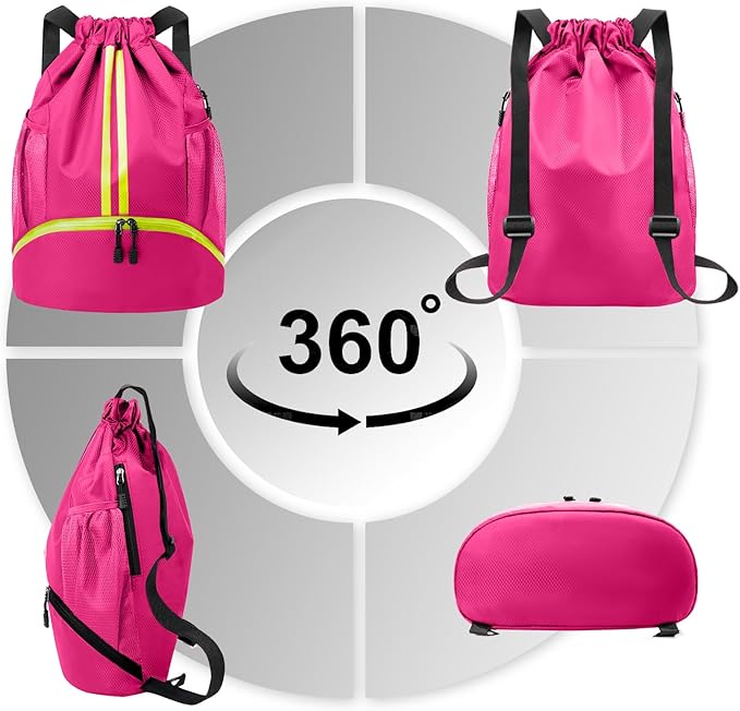 Hoedia Sports Drawstring Backpack - Image 6