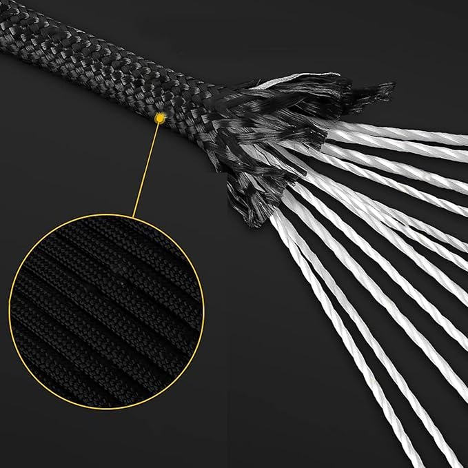MOOCY Paracord 550, 5/32 in x 164 ft, 7 Inner Strands/Parachute Cord, Nylon - Image 6