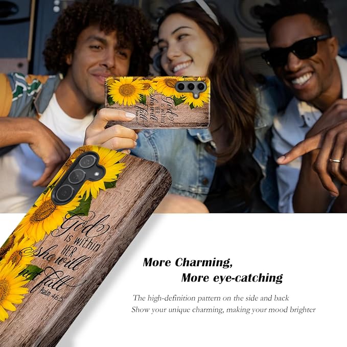 Compatible for Samsung Galaxy A36 5G Case, Dual Layer Heavy Duty 2 in 1 - Image 4