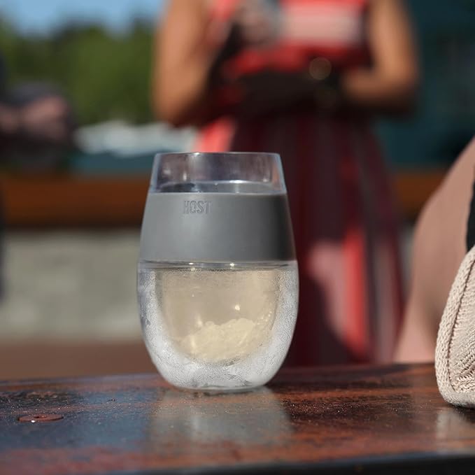 HOST Cooling Cup Plastic Double Wall Insulated Freezable Drink Chilling Tumbler - Image 8