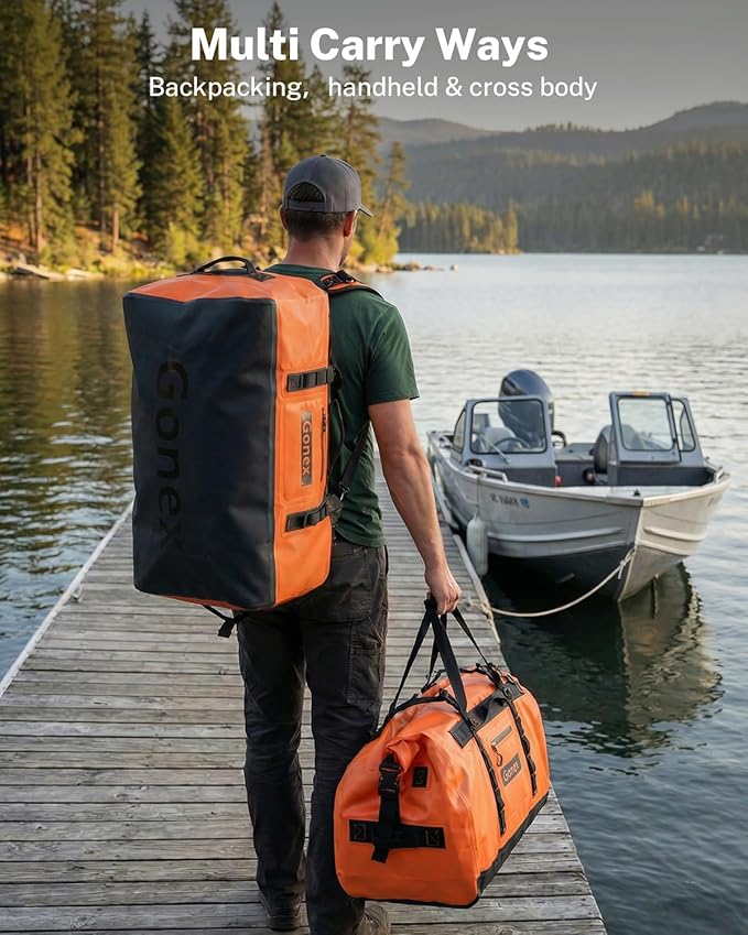 Gonex Waterproof Duffel Bag, 120L Heavy Duty Dry Duffle Bag - Image 4