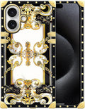 for iPhone 17 Case Luxury Golden Decoration by Unknown