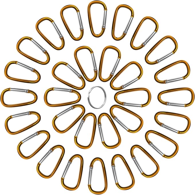 30PCS Aluminum Carabiner Clips - Image 6
