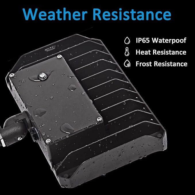 30W LED Flood Light with Knuckle, Outdoor Security Fixture Light with - Image 5