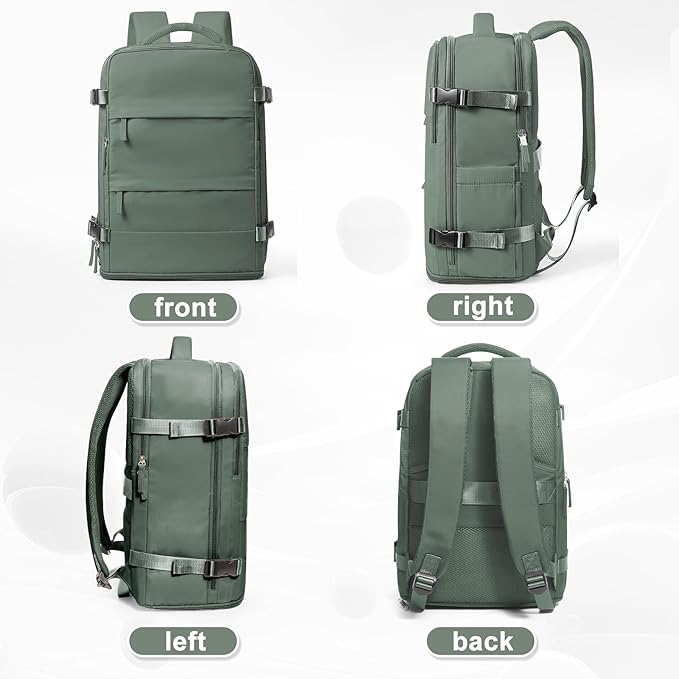 coowoz Large Travel Backpack For Women Men, Carry On Backpack Flight Approved - Image 9