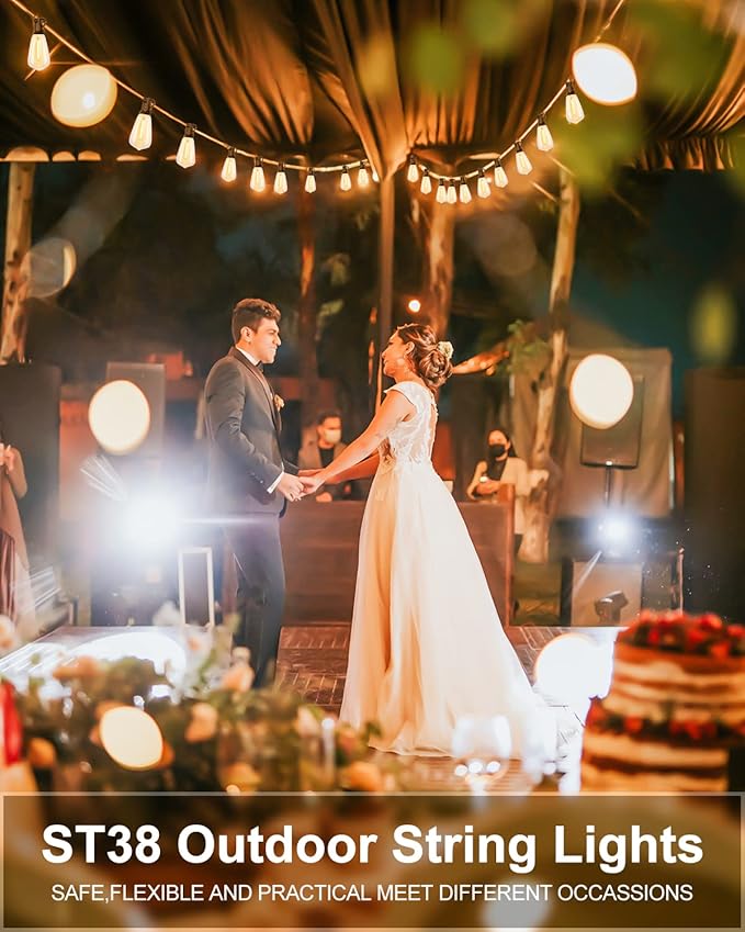 Lightdot 350FT Outdoor String Lights, LED Bistro String Lights - Image 7