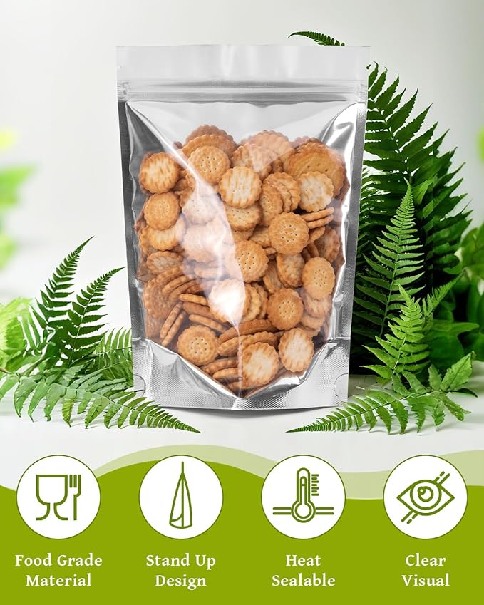 200 Pcs 5"x8" Mylar Bags for Food Storage - Image 3