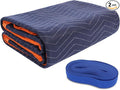 1 Moving Blankets 72x80in with 1 Elastic Rubber Band – Durable Quilted Moving by YMTLJHDSY