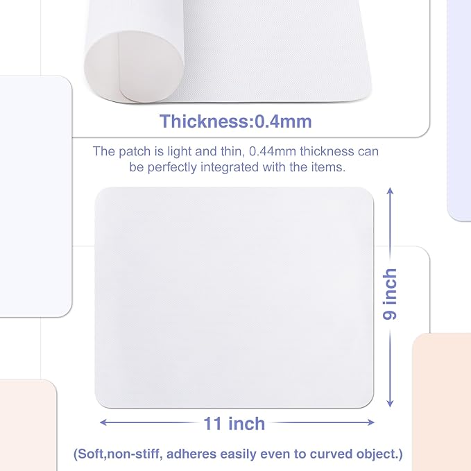 Gheeidau Canvas Repair Patch 9×11 Inch 3Pcs Waterproof Self-Adhesive Fabric - Image 6