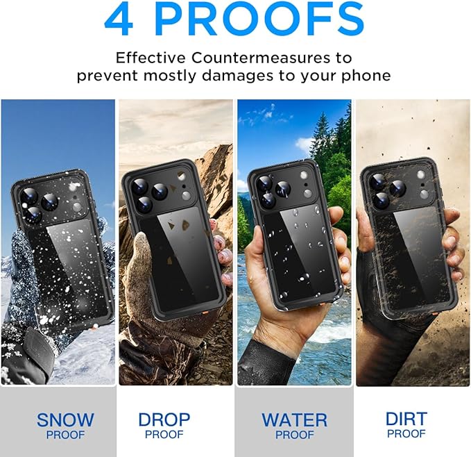 AICase Compatible with iPhone 17 Pro Max Case Waterproof - Image 6