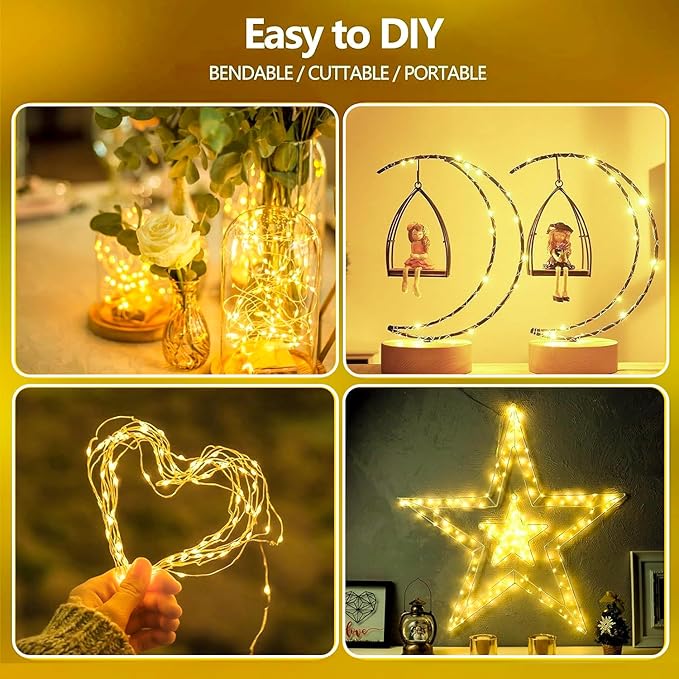 4-Pack Fairy Lights Battery Operated - Image 4
