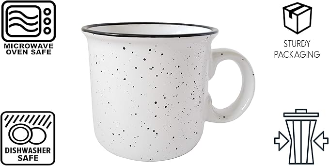 14oz Ceramic Campfire Coffee Mug - Image 5