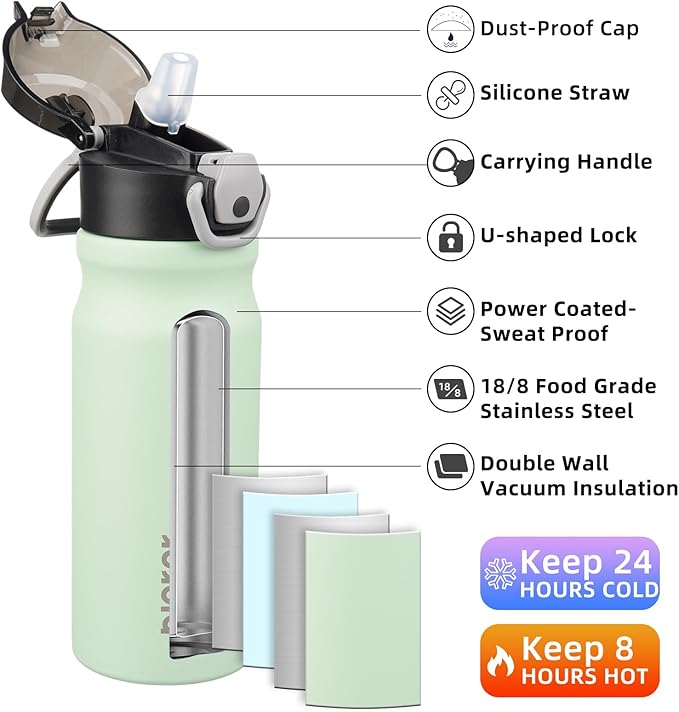 BJPKPK Stainless Steel Insulated Water Bottle - Image 2