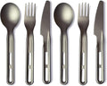 Titanium Flatware Knife Fork Spoon 2Sets by preservingnatureswonders%E2%80%93premiuminsectspecimensforenthusiasts