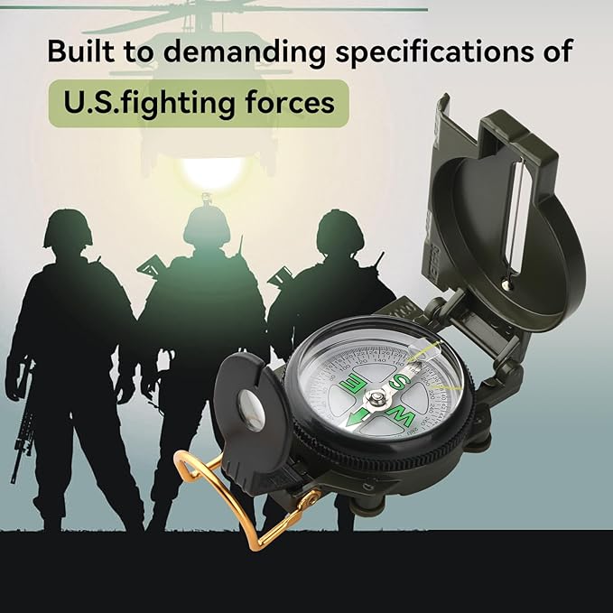 Compass Hiking Survival, Wilderness Survival Compass - Image 4