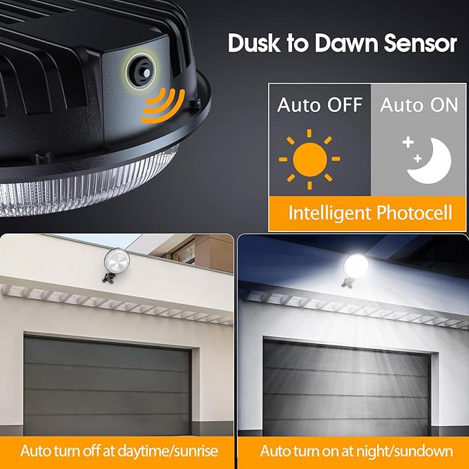 150W 4 Pack 20000LM Dusk to Dawn Outdoor Lighting, LED Barn Lights Outdoor - Image 3