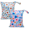 ALVABABY 2pcs Cloth Diaper Wet Dry Bags Waterproof Reusable by ALVABABY