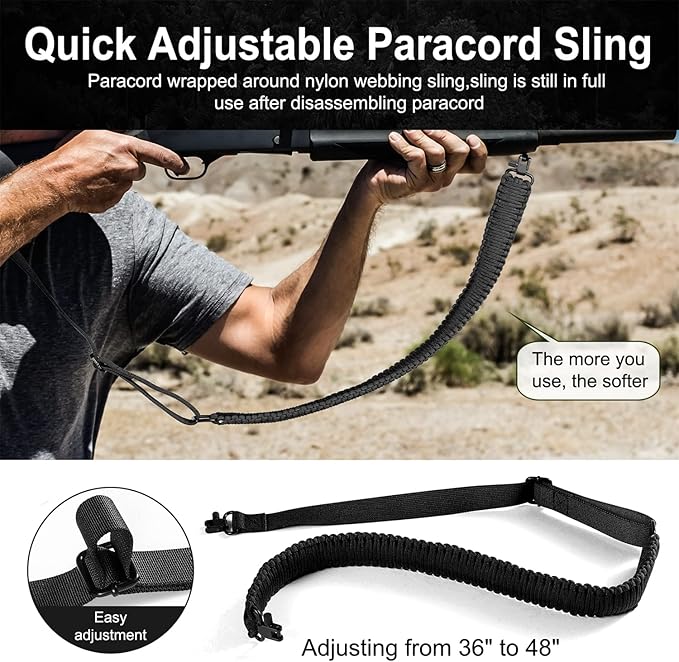 VVAAGG Two-Point Paracord Rifle Sling - Image 6