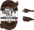 Iron Forge Cable Outdoor Brown Extension Cord 150 ft by IronForgeCable