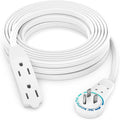 Maximm Cable 20 Ft 360° Rotating Flat Plug Extension Cord, 16/3 AWG Multi 3 by MaximmCable