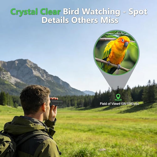 8x32 Monocular Telescope for Adults, High Power BAK4 Prism FMC Coating IPX7 - Image 2