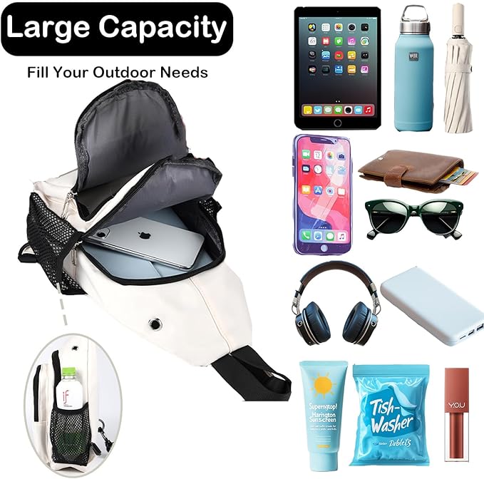JENAGREEN Waterproof Sling Backpack Crossbody Sling Bag - Image 9