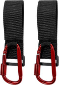 2 PCS UTV Hook for Hanging Headsets, Aluminum Alloy Stroller Carabiner Clips by Unknown