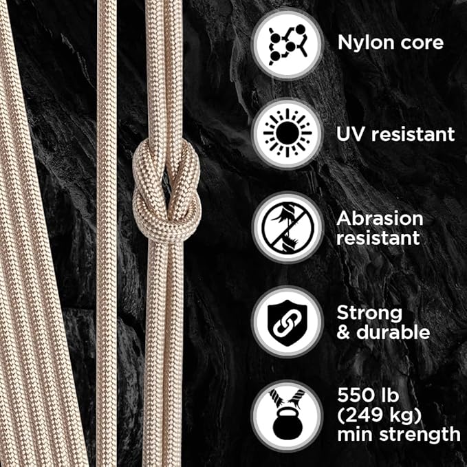 TECEUM 5/32" Paracord Rope 1000 – 1000ft / 200ft / 100ft / 50ft – Tactical - Image 3